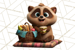 Cozy Exploring Critters Clipart, Camping Clip Art PNG Product Image 5