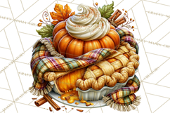 Cute Fall Critter Clipart Woodland Autumn PNG Product Image 5