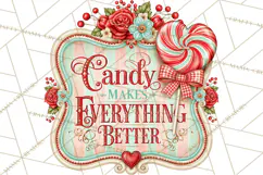 Retro Candy Shop Clipart PNG Product Image 4