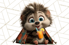 Cozy Exploring Critters Clipart, Camping Clip Art PNG Product Image 5