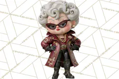 Christmas Biker Clipart PNG, Santa Motorcycle Gang Product Image 2