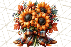 Cute Fall Critter Clipart Woodland Autumn PNG Product Image 3