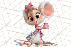 Crafting Cassie Cute Creative Clipart PNG Product Image 2