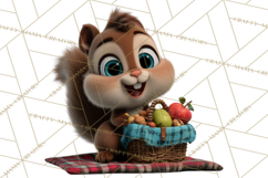 Cozy Exploring Critters Clipart, Camping Clip Art PNG Product Image 3