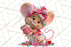 Crafting Cassie Cute Creative Clipart PNG Product Image 3