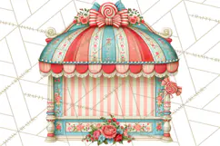 Retro Candy Shop Clipart PNG Product Image 4