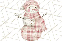 Snowman Clipart, Cute Winter Snowman PNG, Cozy Snowmen Product Image 4