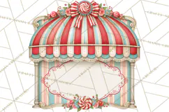 Retro Candy Shop Clipart PNG Product Image 5
