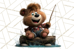 Cozy Exploring Critters Clipart, Camping Clip Art PNG Product Image 3