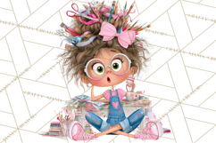 Crafting Cassie Cute Creative Clipart PNG Product Image 2