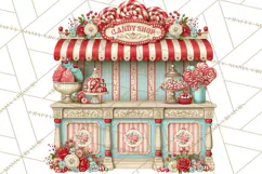 Retro Candy Shop Clipart PNG Product Image 4