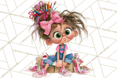 Crafting Cassie Cute Creative Clipart PNG Product Image 4