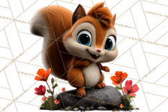 Cozy Exploring Critters Clipart, Camping Clip Art PNG Product Image 4