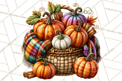 Cute Fall Critter Clipart Woodland Autumn PNG Product Image 4