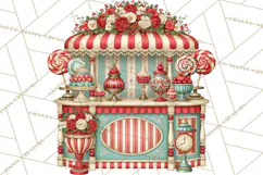 Retro Candy Shop Clipart PNG Product Image 5