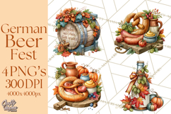 Fall German Beer Fest Clipart Png Product Image 1