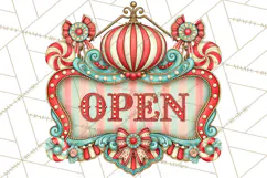 Retro Candy Shop Clipart PNG Product Image 2