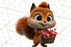 Cozy Exploring Critters Clipart, Camping Clip Art PNG Product Image 5