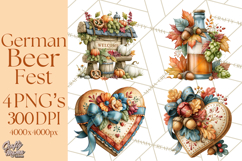 Fall German Beer Fest Clipart Png Product Image 1