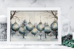 Christmas Bauble Digital Print Frame not include Product Image 1