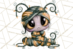 Cute Halloween Insects Clipart PNG Product Image 2