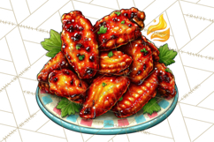 Summer BBQ Beer &amp; Grilling Clipart, Barbecue Png Files Product Image 2