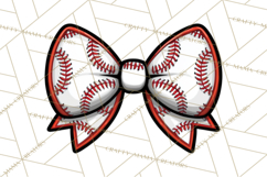 Sports Bows Clipart, Sports Bow PNG, Baseball Png Bow Product Image 2