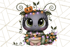 Cute Halloween Insects Clipart PNG Product Image 3