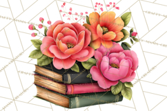 Cozy Chapters Coffee Books Nature Clipart PNG Graphics Product Image 4