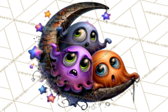 Cute Summerween Beach Monster PNG Clipart Product Image 5