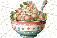 Patriotic Backyard BBQ Clipart and 4th of July Cookout Art Product Image 5