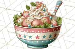 Patriotic Backyard BBQ Clipart and 4th of July Cookout Art Product Image 5