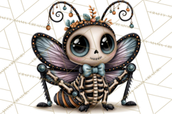 Cute Halloween Insects Clipart PNG Product Image 5