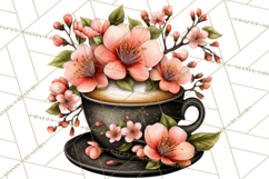 Cozy Chapters Coffee Books Nature Clipart PNG Graphics Product Image 5
