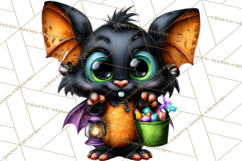 Cute Summerween Beach Monster PNG Clipart Product Image 2