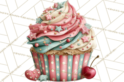 Patriotic Backyard BBQ Clipart and 4th of July Cookout Art Product Image 3