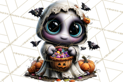 Cute Summerween Beach Monster PNG Clipart Product Image 3