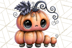 Cute Halloween Insects Clipart PNG Product Image 4