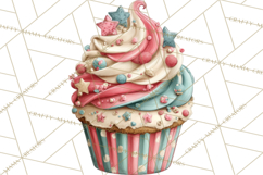 Patriotic Backyard BBQ Clipart and 4th of July Cookout Art Product Image 4