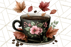 Cozy Chapters Coffee Books Nature Clipart PNG Graphics Product Image 4