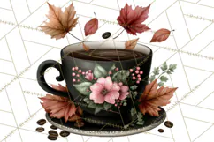 Cozy Chapters Coffee Books Nature Clipart PNG Graphics Product Image 4
