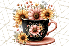 Cozy Chapters Coffee Books Nature Clipart PNG Graphics Product Image 5