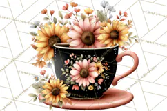 Cozy Chapters Coffee Books Nature Clipart PNG Graphics Product Image 5