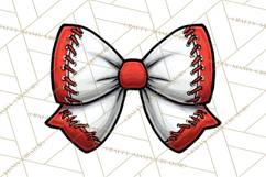 Sports Bows Clipart, Sports Bow PNG, Softball Baseball Png Product Image 2