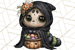 Cute Halloween Insects Clipart PNG Product Image 2