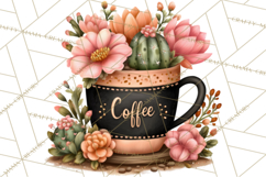 Cozy Chapters Coffee Books Nature Clipart PNG Graphics Product Image 3
