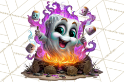 Cute Summerween Beach Monster PNG Clipart Product Image 2