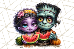 Cute Summerween Beach Monster PNG Clipart Product Image 4