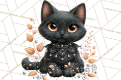 Gothic Fall Clipart PNG Dark Autumn Illustrations Product Image 2