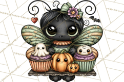 Cute Halloween Insects Clipart PNG Product Image 2